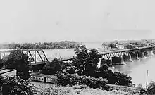 Downstream view (towards Roosevelt Island) of second bridge