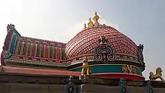 shrine over sanctum of the temple