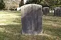 The grave of Thomas Hastings at Putnam Cemetery.