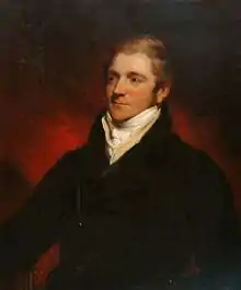 Thomas Tooke wearing a cravat in the late 18th century