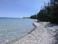 Lake Huron Shoreline in the park