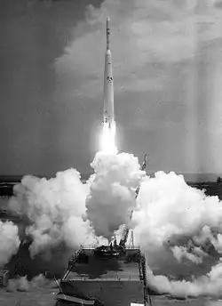 Thor 320 Delta 9 launching Ariel 1