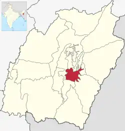 Location in Manipur