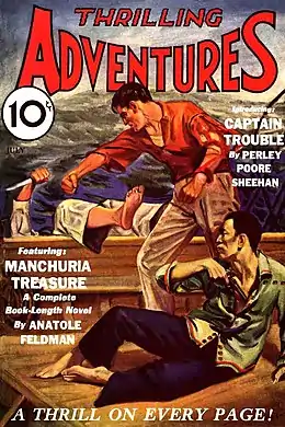 Image 7Adventure novels and short stories were popular subjects for American pulp magazines. (from Adventure fiction)