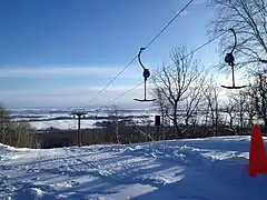 The JB Construction Lift on the lower-mountain east portion of the hill.