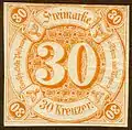 Thurn und Taxis stamp, Southern District, 1859.