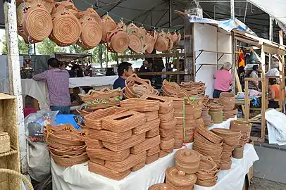 Pine needle baskets