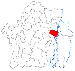 Location in Brăila County