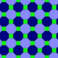 Truncated square tiling (ignoring color also, with smaller translations)