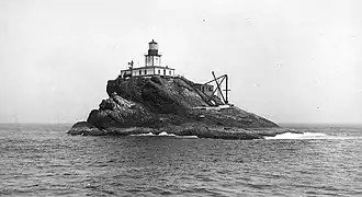 Tillamook Rock Light in 1891