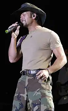 Tim McGraw, a famous country musician.