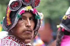 Pujllay dancer at the 2010 Oruro Carnival