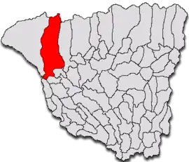 Location in Gorj County