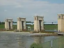 Hydroelectric power plant near Tiszalök