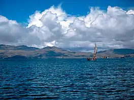 Lake Wiñaymarka, the southern part of Lake Titicaca