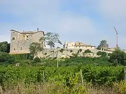 View of the castle of Titignano