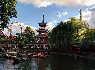 The Pagoda, Tivoli Gardens, 1900