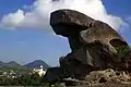 Toad rock on a hill near Nakki Lake.