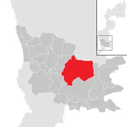 Location within Güssing district