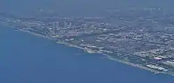 Aerial view of Mihama