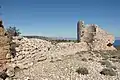 Tokmar Kalesi ruins of wall and tower