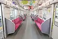 Interior of a Tokyo Metro 05N series (13th batch)