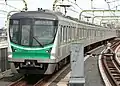 Set 16108 in September 2011, with offset cab-end door