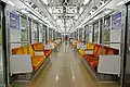 Late style interior of a Den-en-toshi Line set