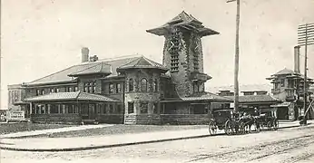 The station as originally built