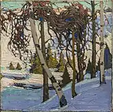 Early Snow, Winter 1916–17. Winnipeg Art Gallery, Winnipeg