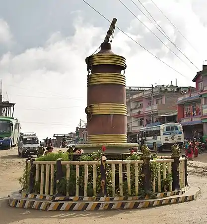 Tongba statue in Tongba Chowk