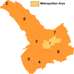 Tongliao divisions: Holingol is 2 on this map