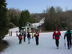 The Top Flight Quad at Ski Butternut