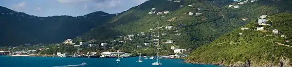 Panoramic View of the Harbour at Road Town