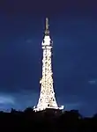 The metallic tower of Fourvière