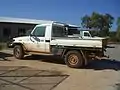 Toyota LandCruiser Work Mate 4WD at Kalbarri National Park ranger station, October 2005.