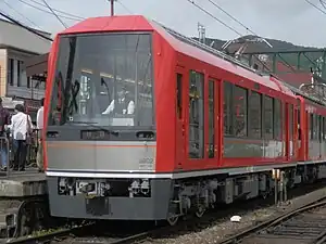 A Hakone Tozan Railway 3000 series train