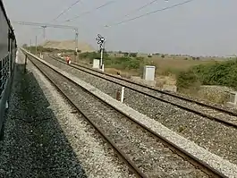 Track bifurcation towards Nandyal Junction