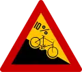 Κ-45αSteep hill downwards for cyclist