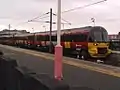 A train waits at Platform 2 to start a service to Leeds