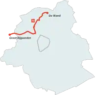 Map of route 19.