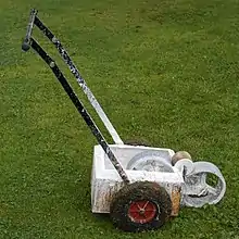 Transfer wheel line marker, Birkenhead Park (cropped square)