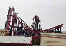 A former Vekoma inverted coaster, Traumatizer at Pleasureland Southport