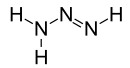 Structural formula of triazene