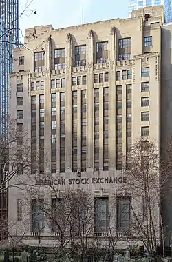 American Stock Exchange Building Annex, New York, New York, 1930-31.