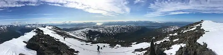 Panoramic view from Tromsdalstinden