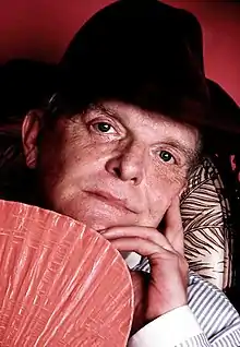 Photographic portrait of Truman Capote