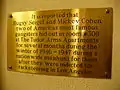 Plaque outside 308 where Mickey Cohen and Bugsy Siegel allegedly stayed (there is no proof of this)