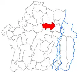 Location in Brăila County