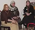 Three Turkish women wearing headscarves, 2003